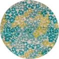 thumbnail image 2 of Rugs.com Azalea Collection Rug – 7 Ft Round Blue Medium Rug Perfect For Kitchens, Dining Rooms, 2 of 6