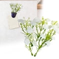 thumbnail image 2 of 1Pcs Realistic Small Artificial Flowers, Faux Blooms for Diy Craft Wedding Bouquet, Plastic Floral Picks for Home Centerpiece Decor, 3X2X2In (White), 2 of 5