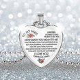 thumbnail image 1 of Heart Necklace For Daughter Birthday Jewelry Gifts Heart Shape Necklace For Daughter, 1 of 5