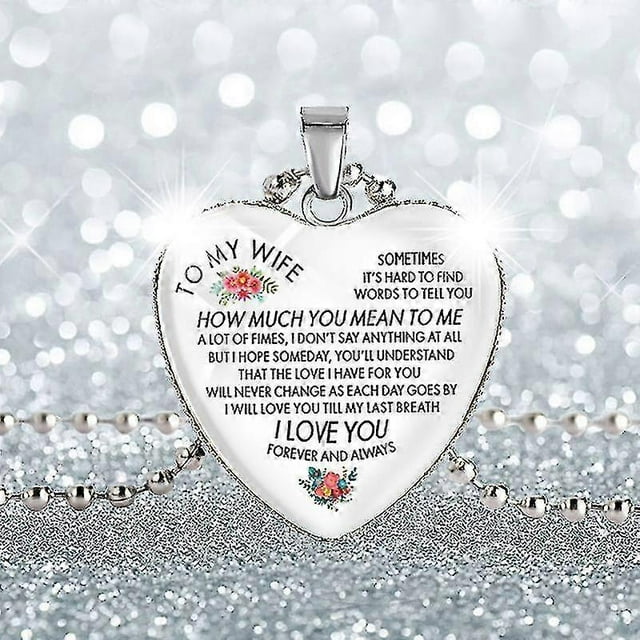 Heart Necklace For Daughter Birthday Jewelry Gifts Heart Shape Necklace For Daughter