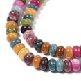 thumbnail image 3 of Dyed White Beads Strands Rondelle Mixed color 10x6mm Hole: 1.2mm about 63pcs/strand 14.88''(37.8cm), 3 of 5