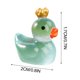 thumbnail image 2 of Xihbxyly Patito Luminoso, Miniadornos de Resina, Colores Brillantes, Detalles Realistas, Perfecto para Decorar Plantas, Manualidades, Decoración de Fiestas, Tamaño 2 X 1,7 Cm., 2 of 5