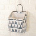 thumbnail image 3 of Wall Hanging Storage Bag, Waterproof Over The Door Closet Organizer Hanging Pocket Linen Cotton, 3 of 5