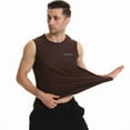 thumbnail image 3 of Men’s BIG and TALL 2 Pack Active Gym Sleeveless Shirts Crew Neck Muscle Tank Top, 3 of 4