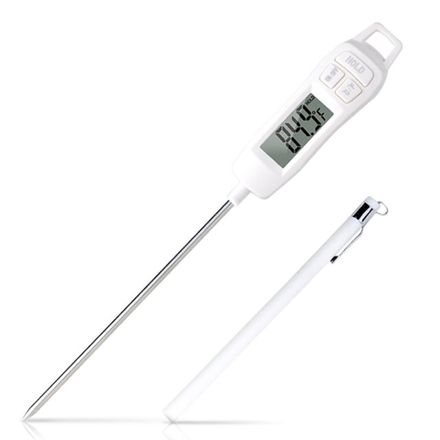 Ounissouiy Termómetro de sonda de cocina de aceite Digital LCD, medidor de temperatura para asar té, herramienta térmica de cocina, accesorios Cocina y Comedor