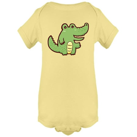

A Happy Crocodile Bodysuit Infant -Image by Shutterstock 6 Months
