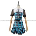 thumbnail image 5 of Disfraz de Cosplay de Monster High Frankie Stein 1, traje de Cosplay para mujer, vestido de Cosplay, disfraces de Halloween, conjunto completo, Draculaura COS, 5 of 5