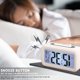 thumbnail image 4 of Reloj despertador electrónico silencioso, personas perezosas, ávidas de dormir, reloj despertador LED inteligente sensible a la luz, 4 of 6
