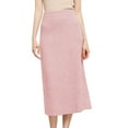 thumbnail image 1 of Gibobby faldas deportivas para mujer Falda de lana de invierno para mujer Falda de lana de longitud media Falda gruesa(Rosa, XL), 1 of 4