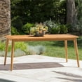 thumbnail image 2 of Noble House Sunqueen 71" Wooden Patio Dining Table in Teak, 2 of 10