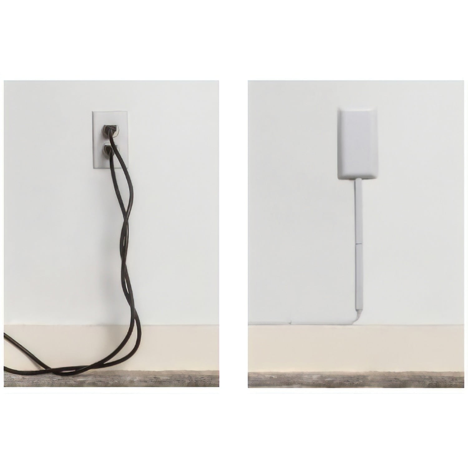 Sleek Socket 3' 3-Outlet Extension Power Cord with Wall Outlet Cover White  3-M-STD-W - Best Buy