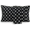 thumbnail image 3 of Mocassi Ultra-Soft Microfiber Pillowcase Set - Double Brushed - Hypoallergenic Standard Set of 2), Black, 3 of 3