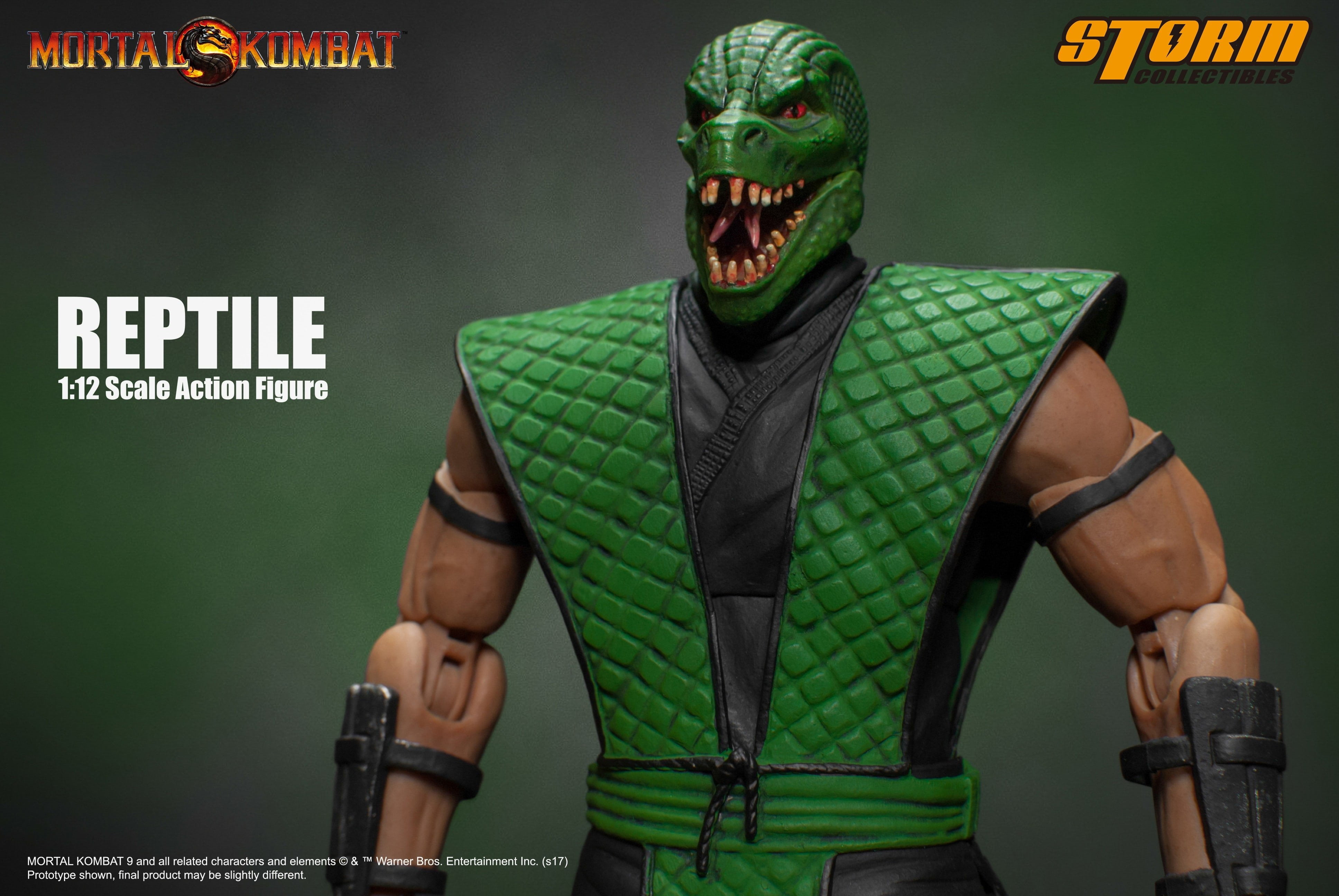 Storm Collectibles Mortal Kombat Reptile 1:12 Action Figure