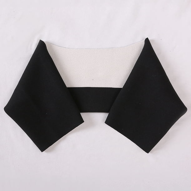 Chaleco de terciopelo con autocalentamiento y protección para los hombros, para el cuello, de manga larga, cálido para dormir, para hombres y mujeres, para otoño, para niños y ancianos, a prueba de