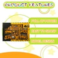 thumbnail image 3 of BESTSKY Toy Cars,Plastics Pull Back Cars,Vehicle Cognition Diecast Cars,yellow3, 3 of 6