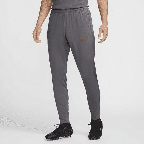 Nike Dri-FIT Academy Men's Dri-FIT Soccer Pants Color: Iron Grey/Iron Grey/Iron Grey/Dragon Red Size: L