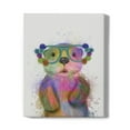 thumbnail image 1 of Colorful Otter Wrapped Canvas -Fab Funky Designs,, 1 of 3
