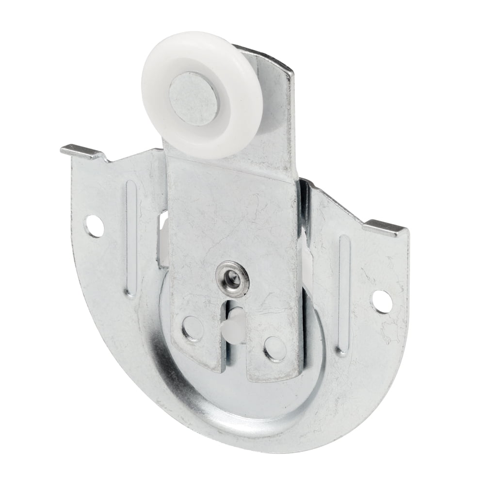 Closet Door Roller, Front, 1/8 in. Offset, 7/8 in. Nylon Wheel (2