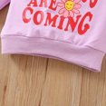 thumbnail image 6 of Spazoro Toddler Child Girls Outfit Sets, Cute Print Fall Winter Warm Casual Sweatshirts and Pants for Girls Purple Size 2 T, 6 of 9