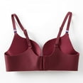 thumbnail image 3 of Promotion!Bra Gathering Bra One-piece Seamless Gathering Bra Solid Color Stretch Thin Padded Bra, 3 of 6