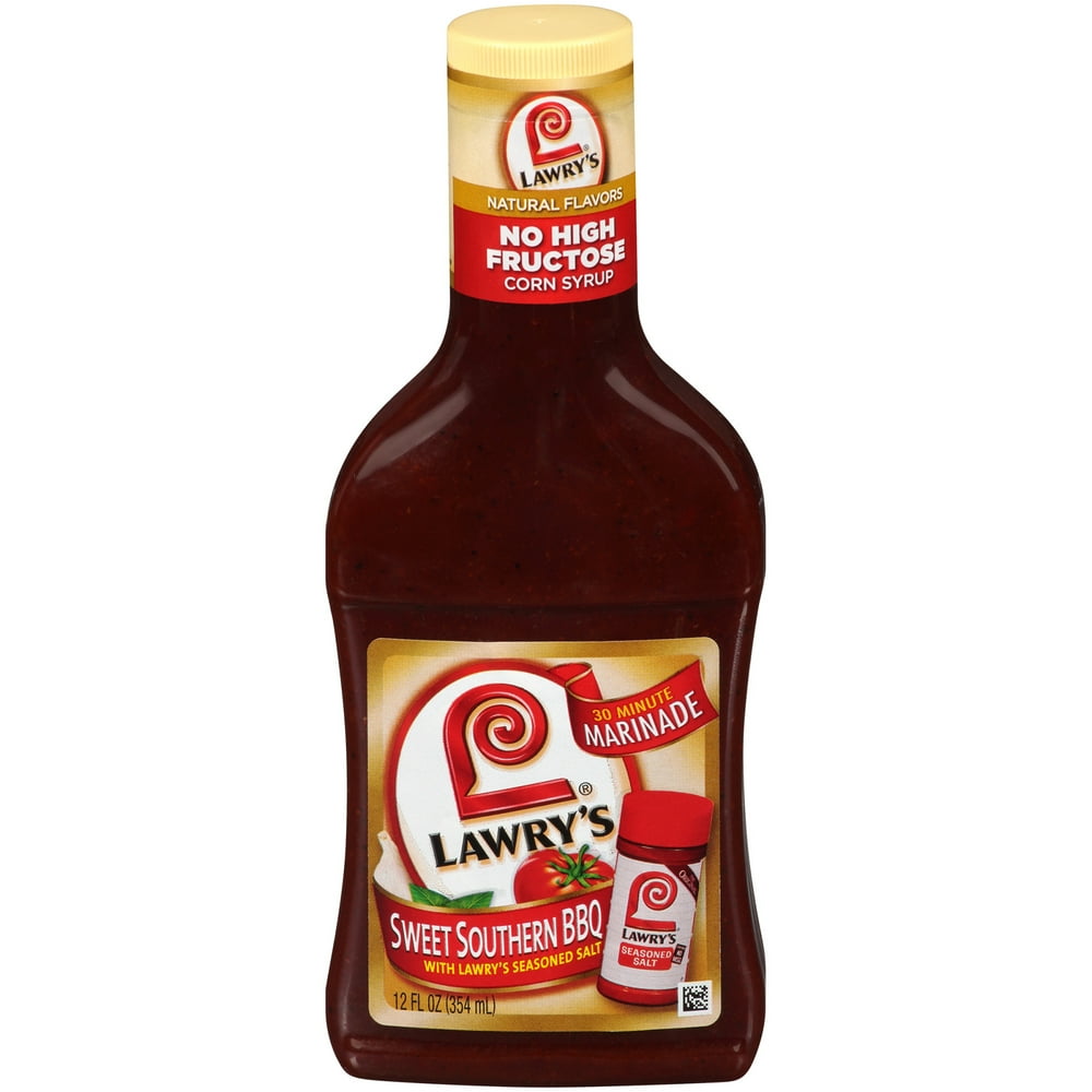 Lawry's Sweet & Southern BBQ Marinade, 12 fl oz