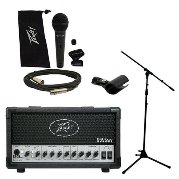 Peavey 6505Â® MH - Mini Tube Amp Head with switchable 20-watt w/ Mic & Stand