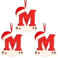 thumbnail image 2 of Navidad Little Red Hat Carta Colgante DIY Escribible Nombre 26 Carta Colgante Wmkox8yii gf6302, 2 of 4