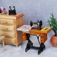 thumbnail image 2 of Máquina de coser en miniatura con mesa a escala 1:12 para casa de muñecas, 2 of 3