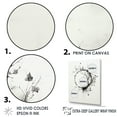 thumbnail image 3 of Designart "Simple Monochrome Wreath" Wreath Wall Art Prints, 3 of 7