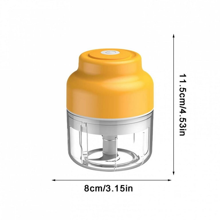 Fancy Electric Garlic Chopper, Portable Cordless Mini Food Processor,  Rechargeable Vegetable Chopper Blender for Nuts Chili Onion Minced Meat and