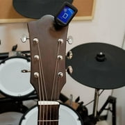 PULMCheerger Professional Clip-On Guitar Tuner for Acoustic/Electric Guitar, Ukulele, Violin, Bass,& Chromatic Tuning Modes (2 Pack)