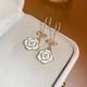thumbnail image 5 of Camellia Earrings Earrings Earrings Female Bowknot Pearl High Grade Earrings Earrings Earrings Earrings Pair, 5 of 8