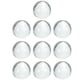 thumbnail image 4 of 10 canicas de vidrio transparente, redondas, para relleno de jarrones, piedras decorativas de vidrio., 4 of 7