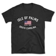 thumbnail image 1 of Isle Of Palms South Carolina Patriot Men's Cotton T-Shirt, 1 of 1