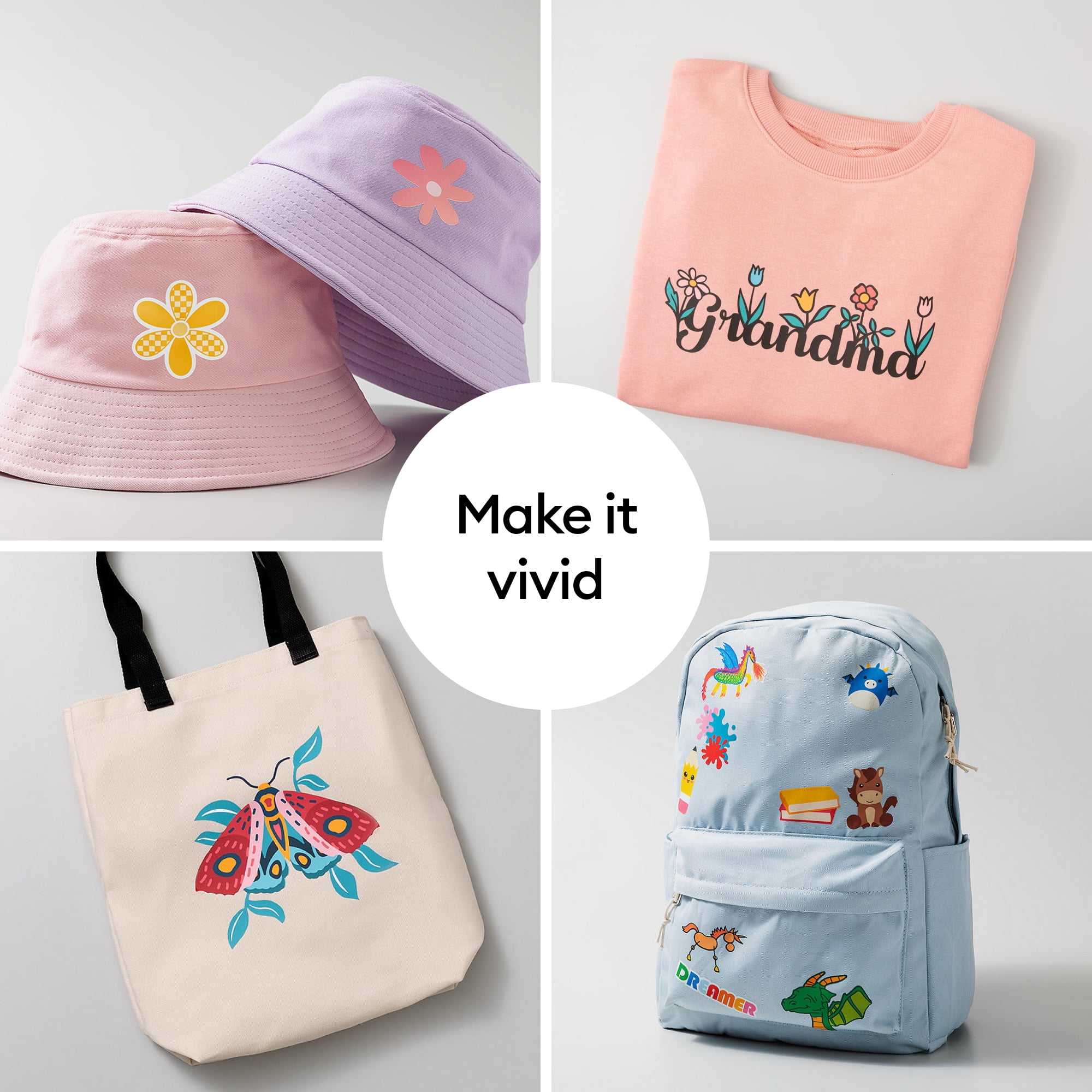 Cricut Printable Iron-On™ Vinyl, Light Fabrics -&nbsp;8.5 in x 11 in (10), 8.5" x 11"