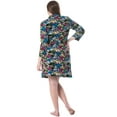thumbnail image 2 of Casual Nights Women's Printed Fleece Robe, 2 of 2
