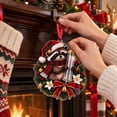 thumbnail image 3 of LOWLHOME Christmas Animals Cash Wallet Ornament, 2D Acrylic Hanging Christmas Tree Ornament, Money Gift Card Holder for Stocking Stuffer Holiday Party Favor Home Decoration, 3 of 5