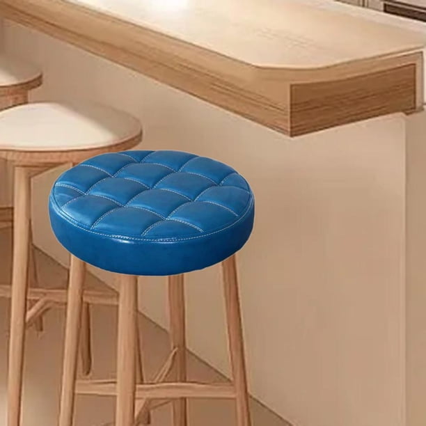 SEATO DE BAR TOP SIESS RED REDED SEAT TOMPOR TITROLED ACCESORIOS DEL PAN del asiento de taburete acolchado Reemplazo del asiento para el asiento para el hogar salón azul
