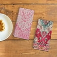thumbnail image 3 of Boho Hand Towels,Antique Oriental Kitchen Towels,Pink Vintage Waffle Weave Tea Towels for Kitchen Bathroom Home,Boho Decorative Hand Towels(18×26 Set of 2), 3 of 5