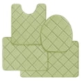 thumbnail image 4 of ChakmeOne Memory Foam Bath Mat, Bath Mats for Bathroom Floor - Set of 4 Super Soft Absorbent Non Slip Bathroom Rug Set for Tub and Shower, Home Decor Accessories, 4 of 8