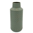thumbnail image 1 of Sagebrook Home Metal 14"H Textured Vase, Green, 1 of 1