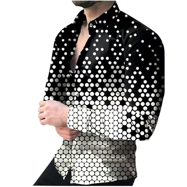 Camisa de hombre retro de moda, tendencia casual, camiseta con solapa para exteriores, botón de camiseta, primavera/verano 2024, nuevo artículo de moda, talla grande XS-6XL