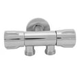 thumbnail image 1 of Toilet Valve, Highly Reflective Copper Double Switch Outlet Angle Shut Off Valve  For Bathroom For Shower For Toilet Bidet, 1 of 8
