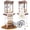 Brown, variant on 12oz popcorn machine,candy dispenser popcorn maker,suitable for family gatherings & parties.