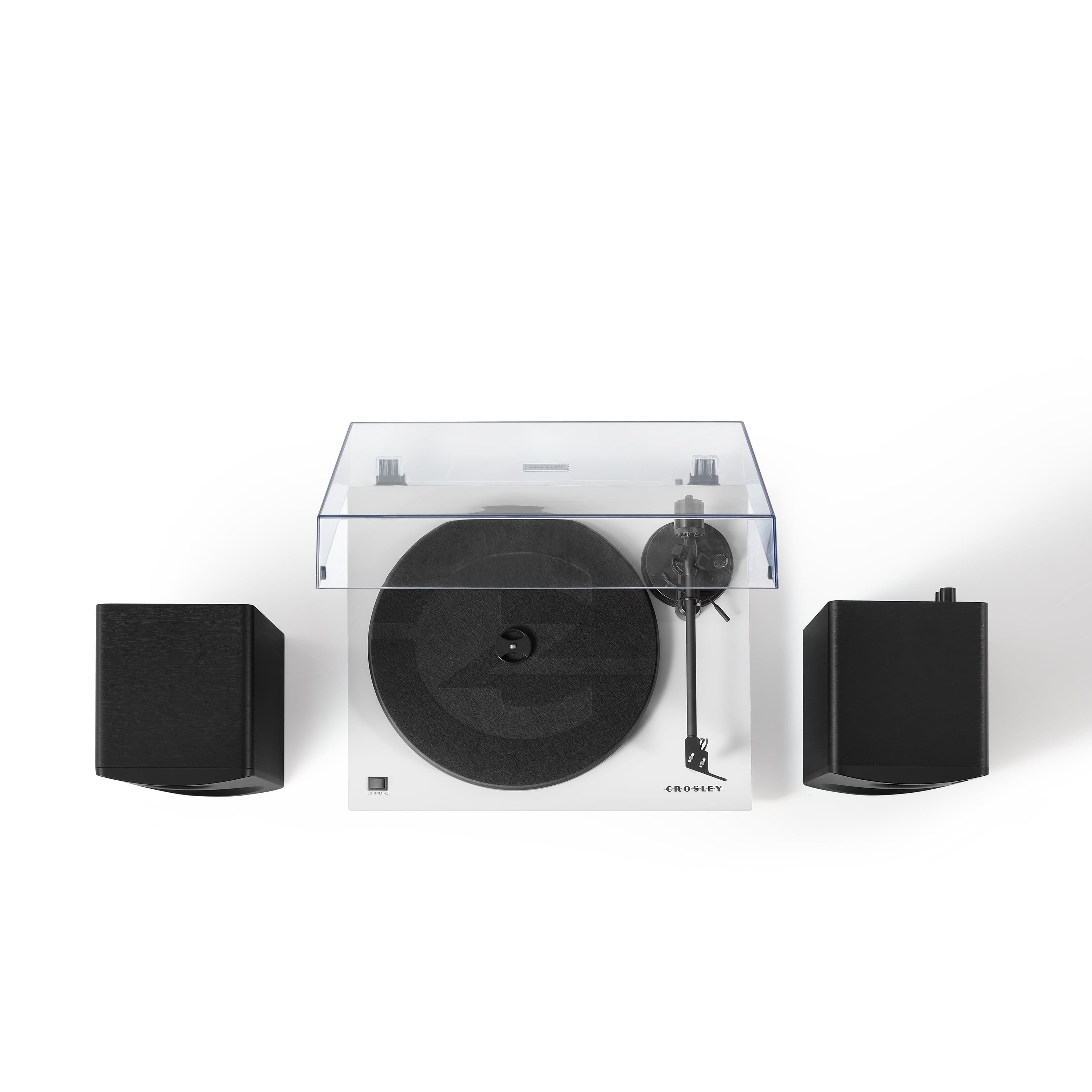 Crosley C6 Vinyl Record Player with Speakers and Wireless Bluetooth - Audio Turntables