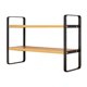 thumbnail image 1 of Desktop Organizer Shelf 2Tier Wood Office Desk Storage Rack B, 1 of 1
