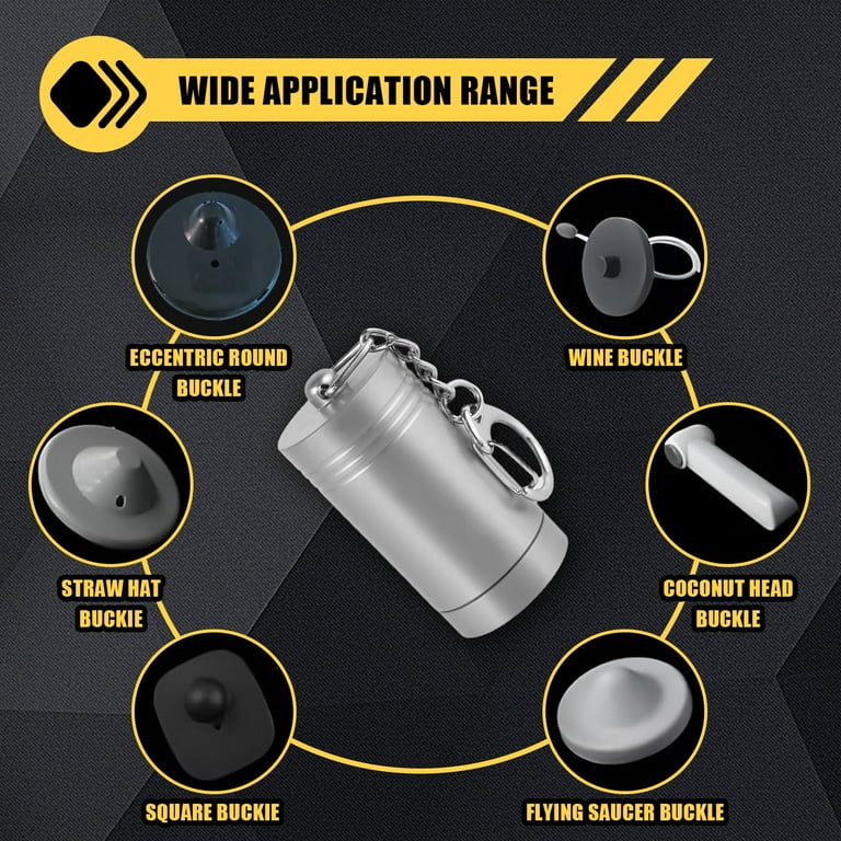 Adifare Security Tag Remover, 12000GS Magnetic Detacher, Portable