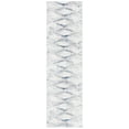 thumbnail image 3 of SAFAVIEH Amelia Amandy Geometric Runner Rug, Ivory/Blue, 2'3" x 8', 3 of 12