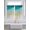 Turquoise Teal, variant on Teal Summer Beach Living Room Curtains 2 Panel, Coastal Nautical Seaside Ocean Cafe Window Treatment, Farmhouse Bedroom Bathroom Kitchen Curtains Drapes 104"x54"