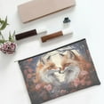 thumbnail image 6 of Susaid Romantic Flower Fox Print Makeup Mini Bags for Women Multi Color Cosmetics Bag Travel Toiletry Bag Pencil Pouch Blank Makeup Bags with Zipper, 6 of 7